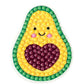 Mosaik Sticker Set aus Diamanten 'Avocado'