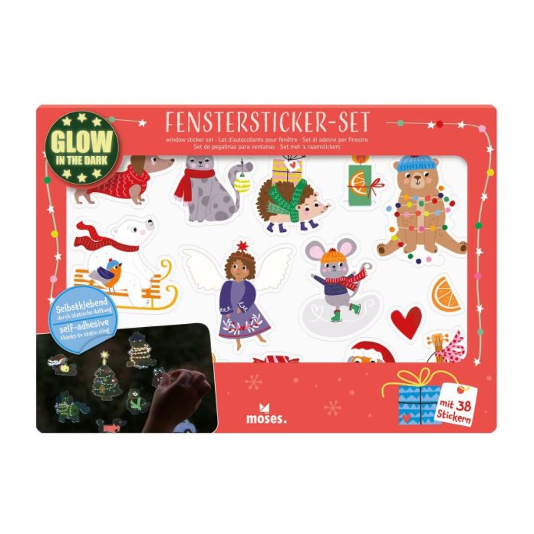 Nachtleuchtendes Fenstersticker-Set