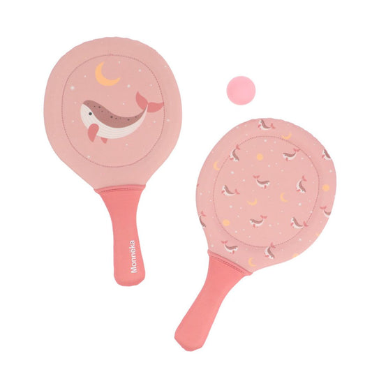 Neopren-Strandschläger Wal Pink mit Ball
