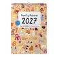 Familienkalender 2027 'Bunte Bande' inkl. Poster + 88 Sticker