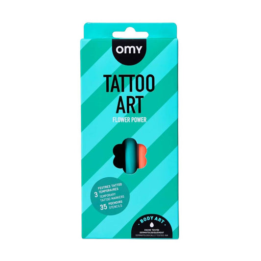 OMY Tattoo Art 'Flower Power'