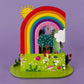 Original Papierschnitt Pop-up-Karte 'Einhorn-Fantasy'