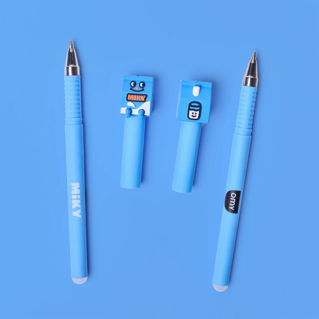 Löschbare Gelschreiber 2er Set 'Pen Buddies – Leon / Miky'