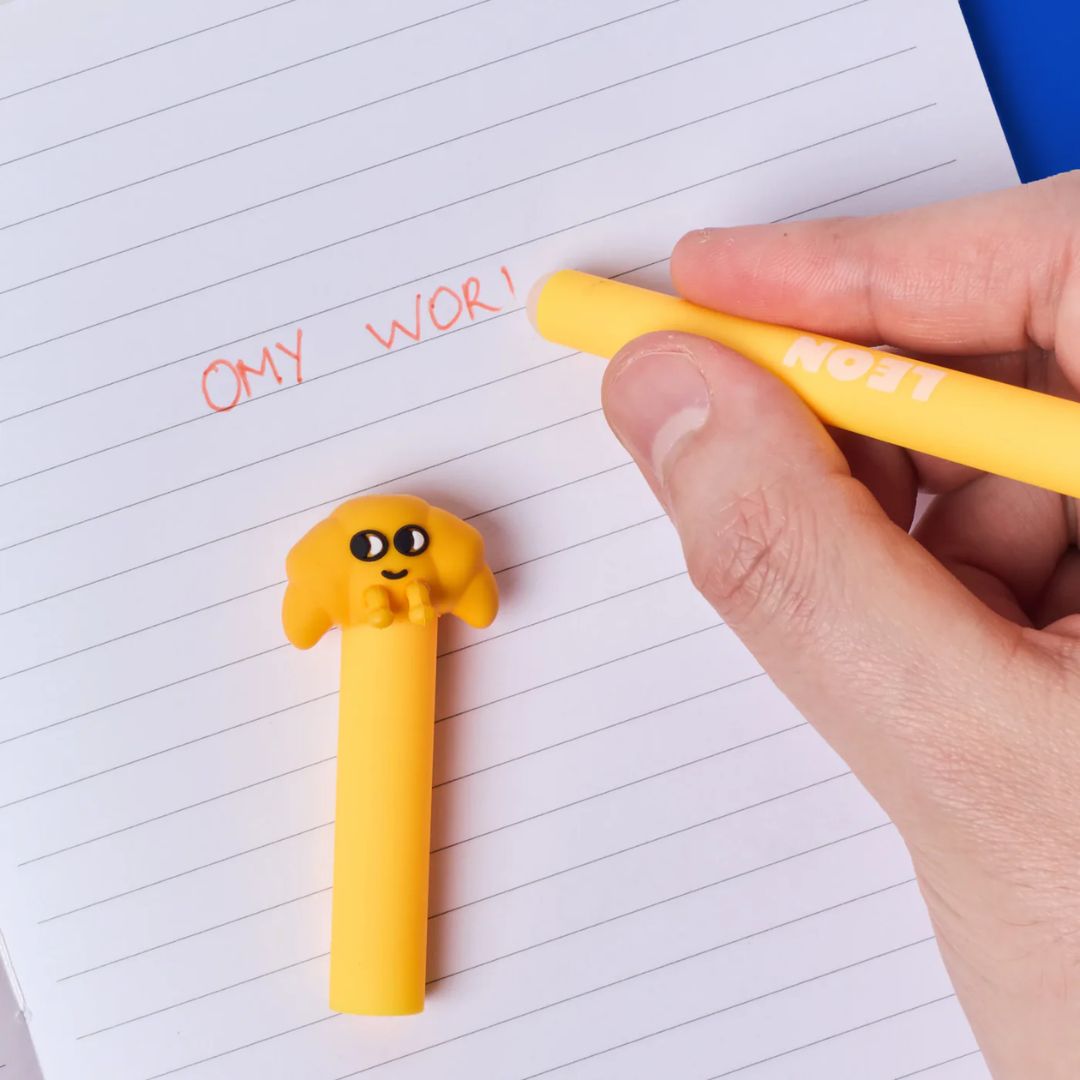Löschbare Gelschreiber 2er Set 'Pen Buddies – Leon / Miky'