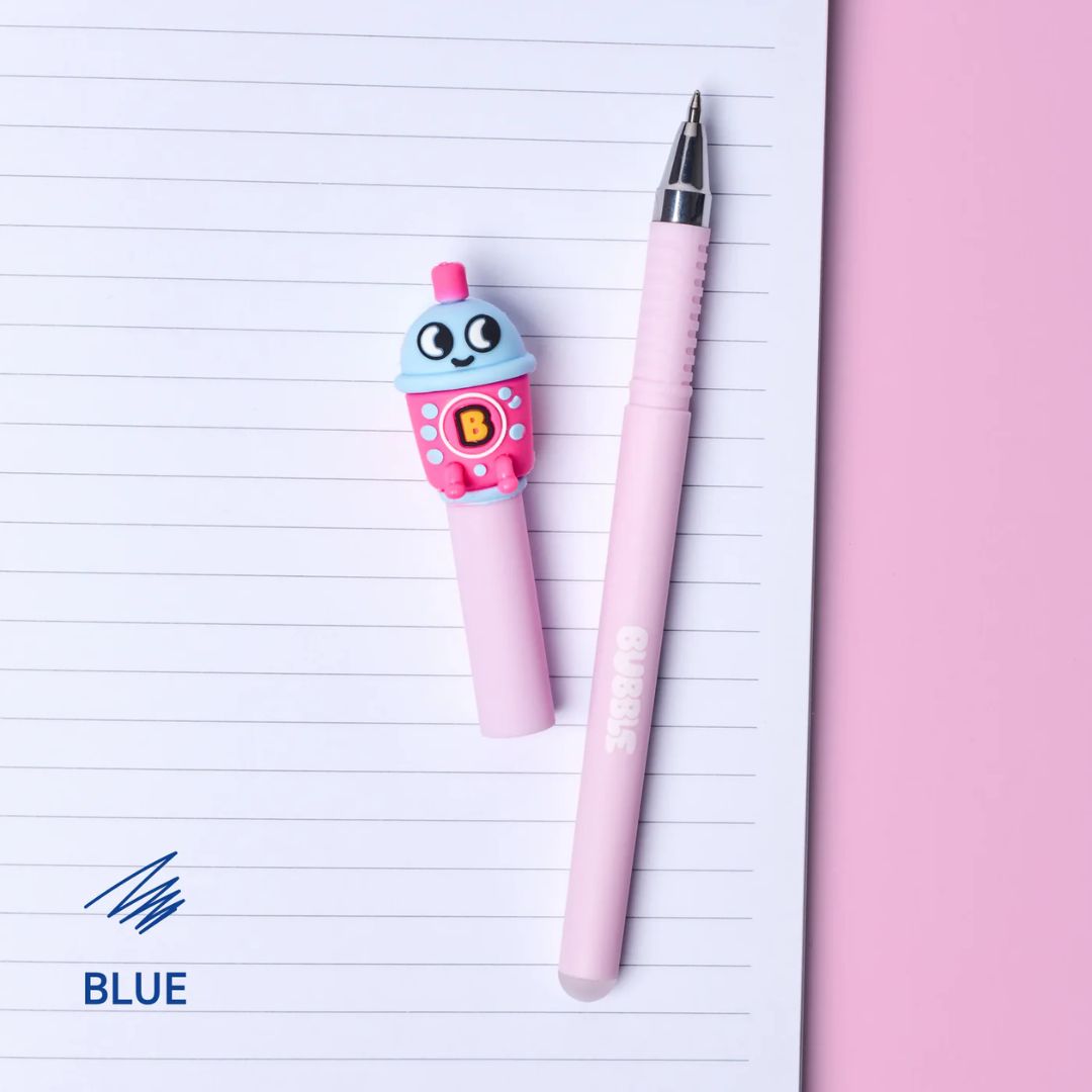 Löschbare Gelschreiber 2er Set 'Pen Buddies – Bubble / Yuki'