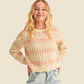 Pullover Pointelle-Strickpullover