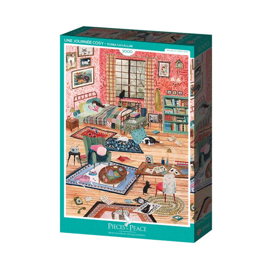 Puzzle 2000 Teile 'Ein Gemütlicher Tag'