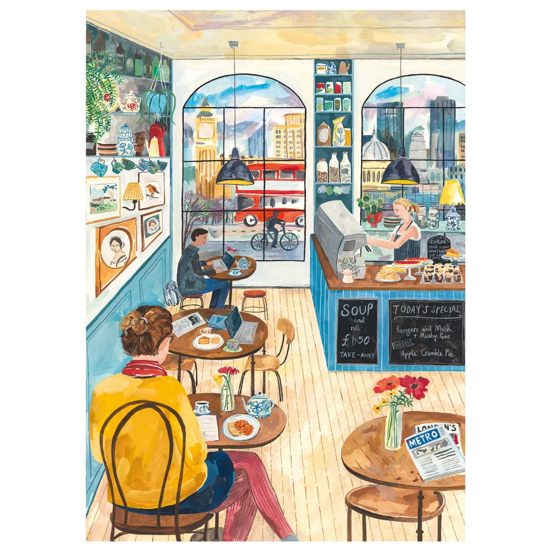 1000-teiliges Puzzle 'London Café'
