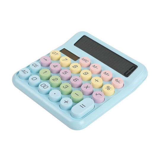 Rechenhilfe Taschenrechner Candy Macaron Blau