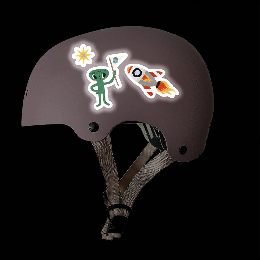 Reflektierende Sticker 'Safety Sparkles Space'