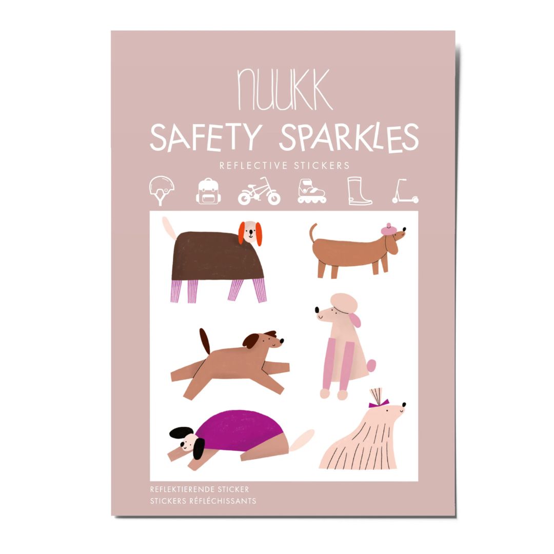 Reflektierende Sticker 'Safety Sparkles Hunde'