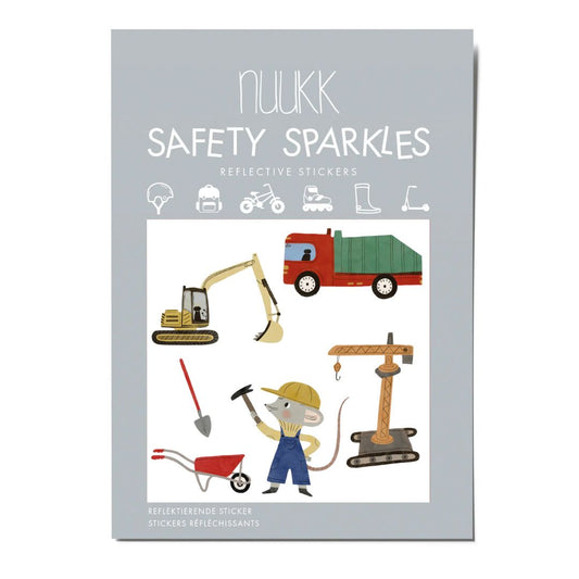 Reflektierende Sticker 'Safety Sparkles Baustelle'