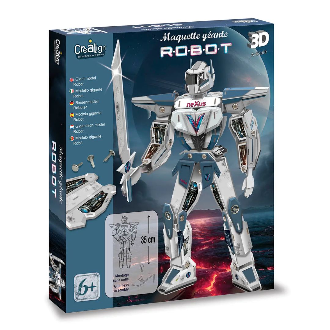 Roboter Bausatz Konstruktionsset 'kreatives 3D Stecksystem' für Kinder