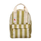 Rucksack mittelgroß 'Stripes' beige/olive