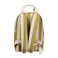 Rucksack mittelgroß 'Stripes' beige/olive