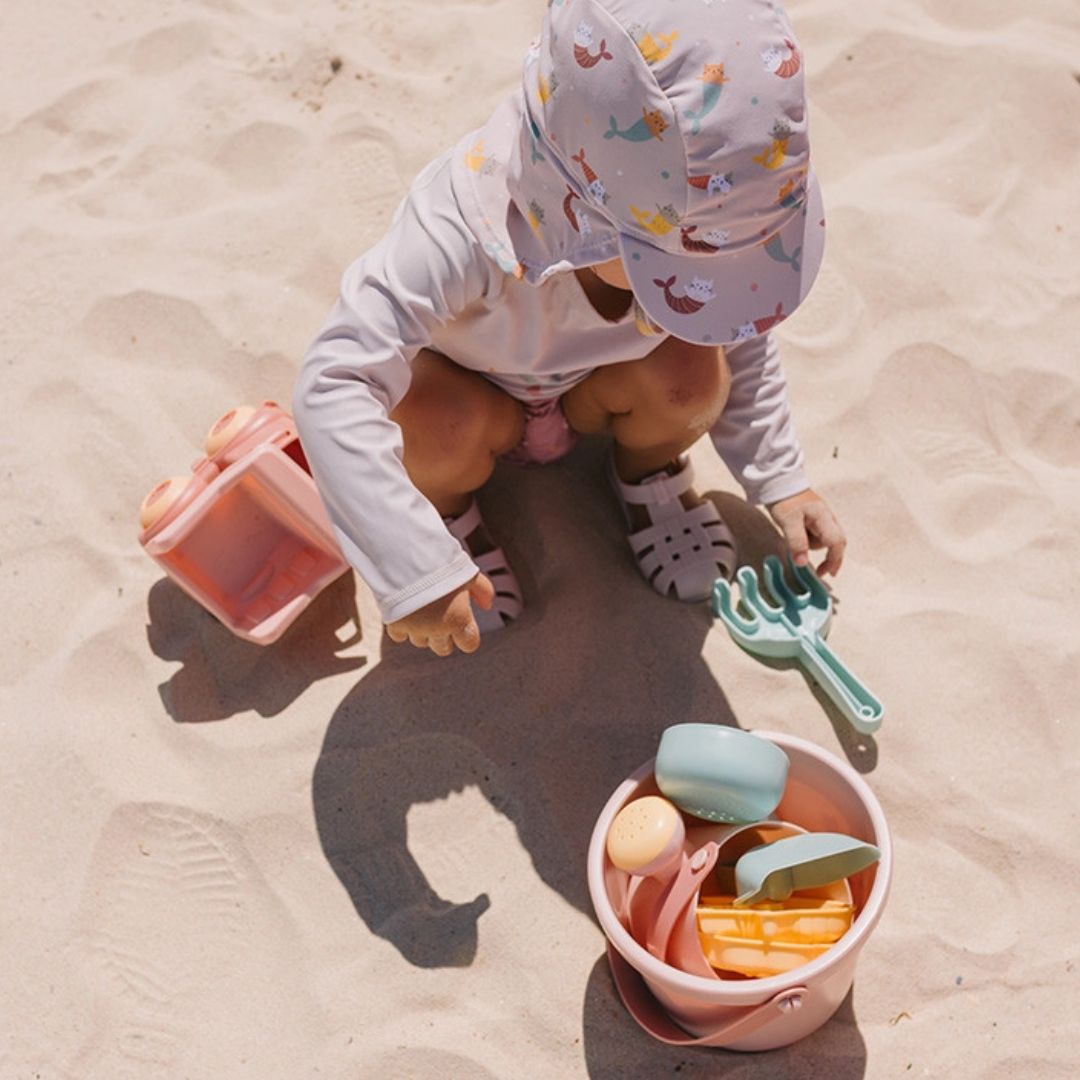 Sand-Spielzeug 9 teilig 'Catmaid blush'