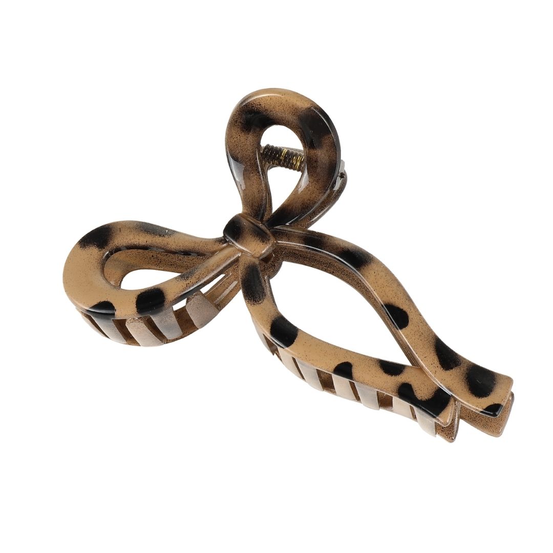 Schleifenförmige Haarklammer Cheetah