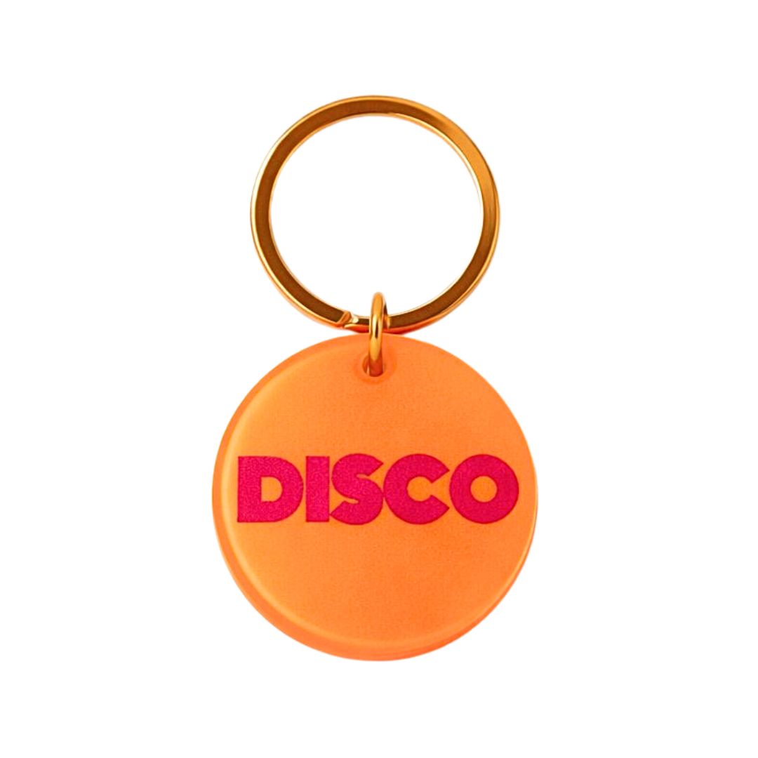 Schlüsselanhänger 'Disco' ⌀ 3 cm