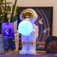 Space Sound Bluetooth-Lautsprecher und Stimmungslicht 'Astronaut Mond'