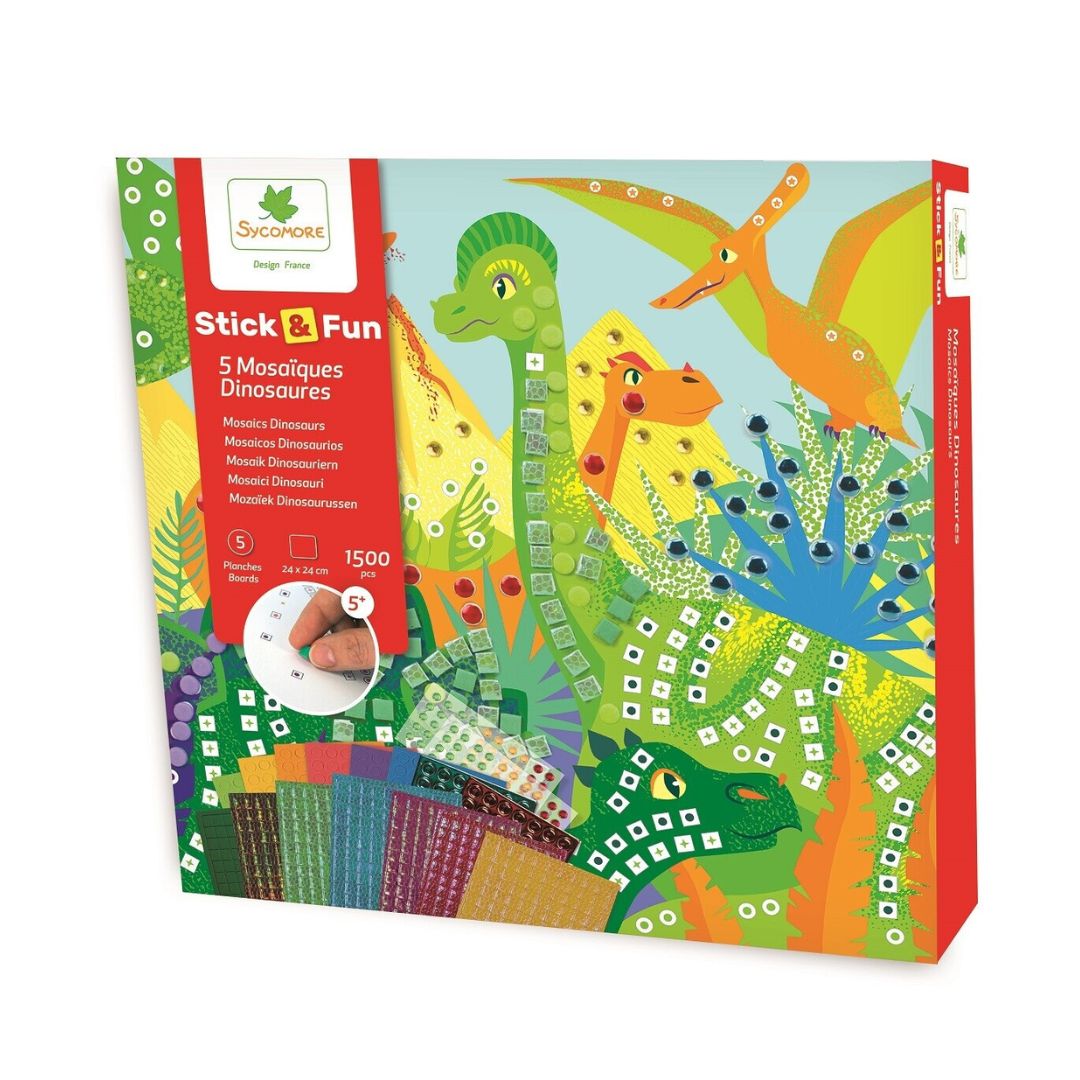 Stick & Fun Kinder Kreativset 'Mosaic Dinosaurier'