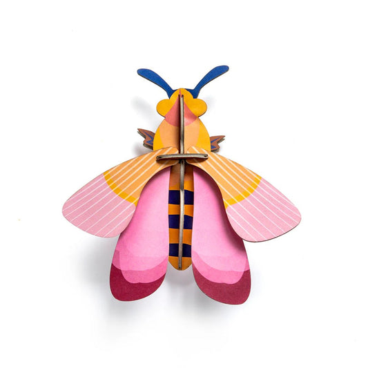 Studio Roof | Insects Small Wall Art 'Pink Bee'