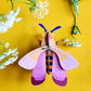 Studio Roof | Insects Small Wall Art 'Pink Bee'