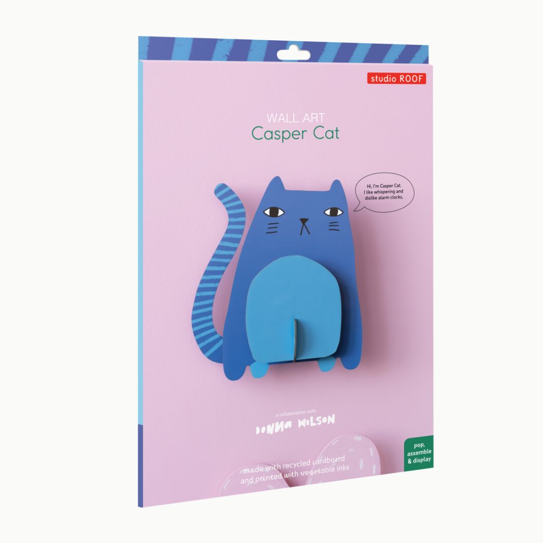 Studio Roof | Wall Art Katze 'Casper Cat'