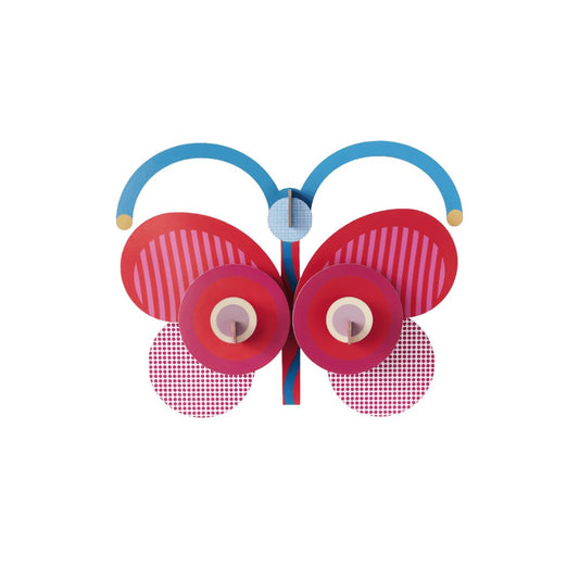 Studio Roof | Wall Art 'Stripy Butterfly'