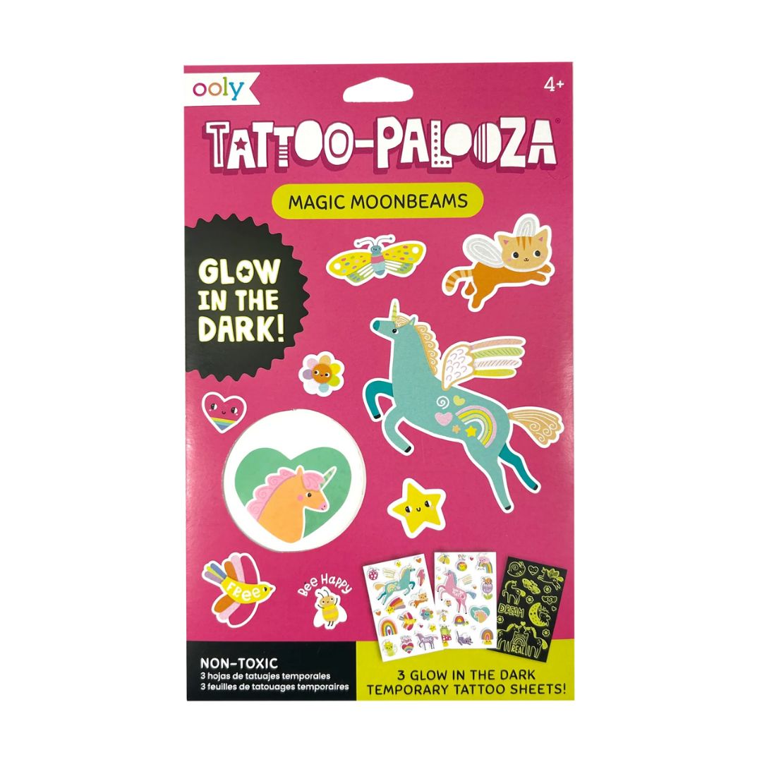 Tattoo-Palooza Glow in the Dark Tattoos 'Magic Moonbeams'