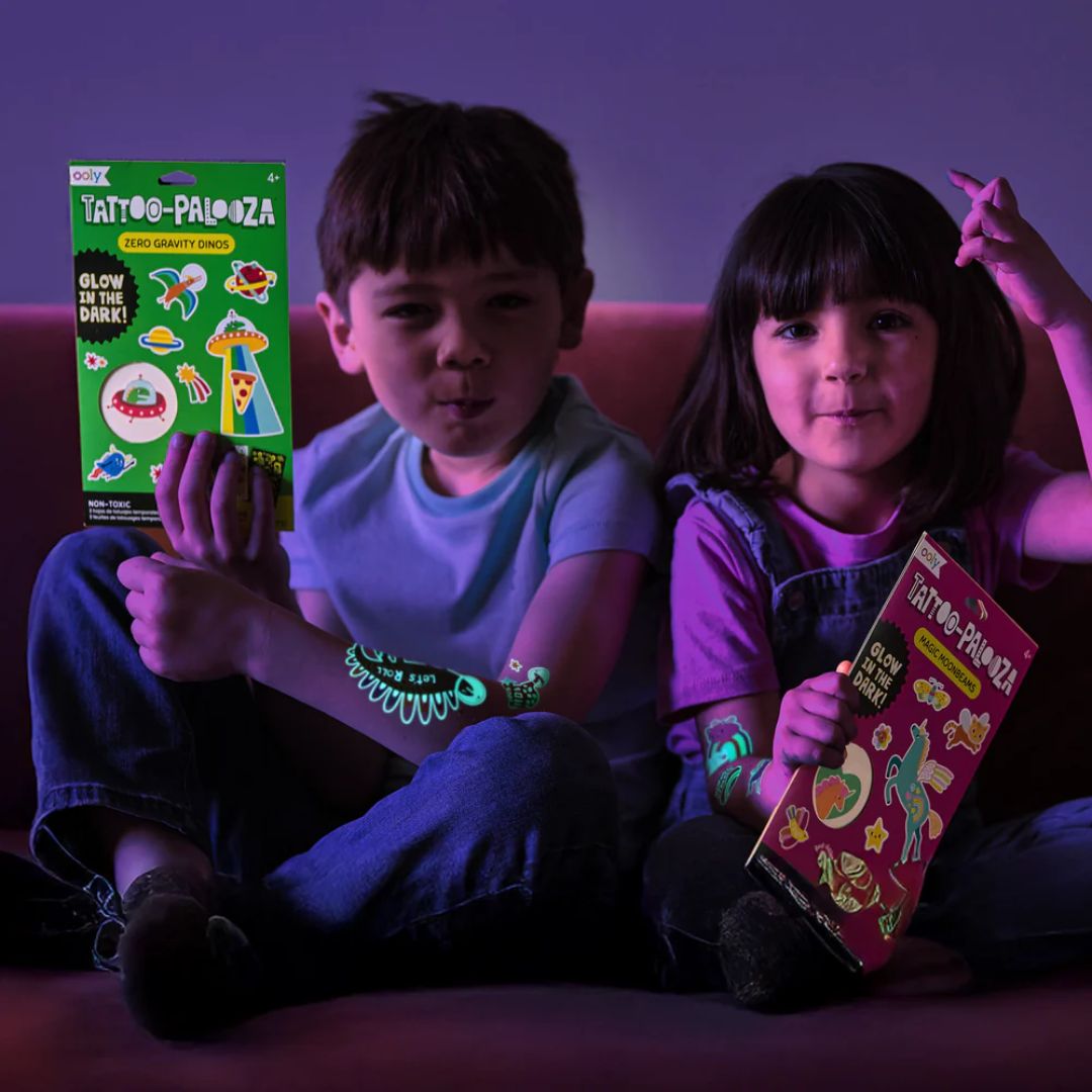Tattoo-Palooza Glow in the Dark Tattoos 'Magic Moonbeams'