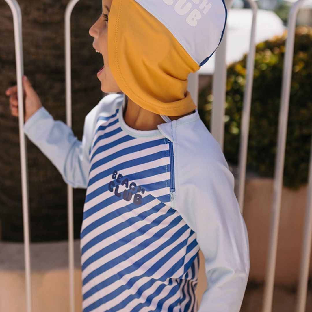 Kinder Sonnenschutz Shirt LS 'Stripes Bloom & Blush'