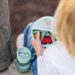 Wasserflasche 2 in 1 Tritan Renew 'Kamel' mintgrün