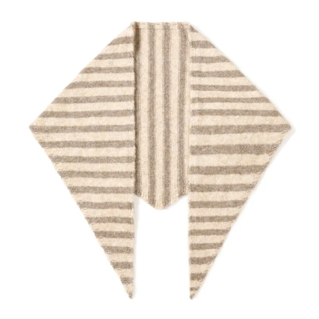 Winter Scarves 'Simple Stripes' khaki/beige