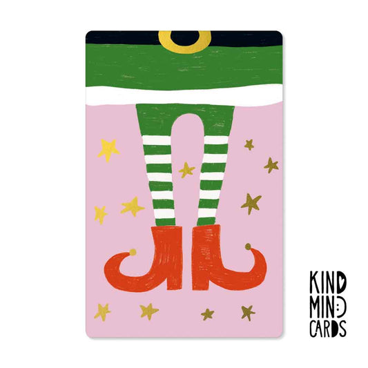 Postkarte Kind Mind 'Elf Shoes'