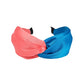 Zweifarbiges Damen Haarband 'Gina' korall/blau