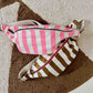 Gürteltasche neonpink gestreift