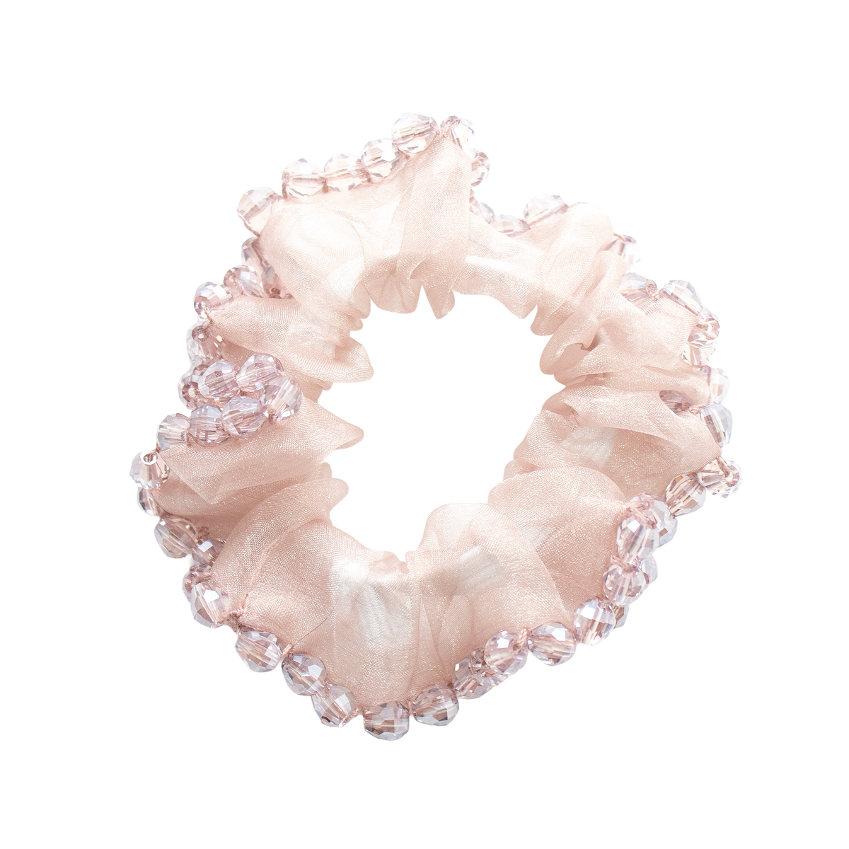 Scrunchie Meerjungfrau Perlmuttperlen rosa