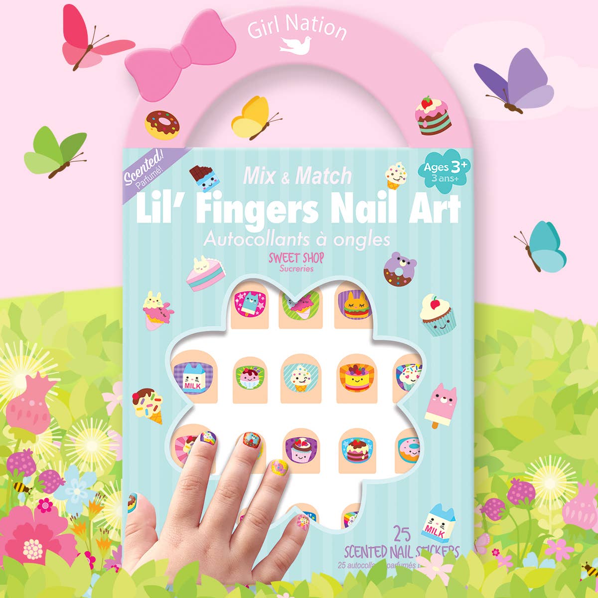 Nagelaufkleber Lil' Fingers Nail Art 'Sweet Shop'