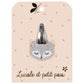 Kinder Haarspange 'Silber Glitzer Fuchs'