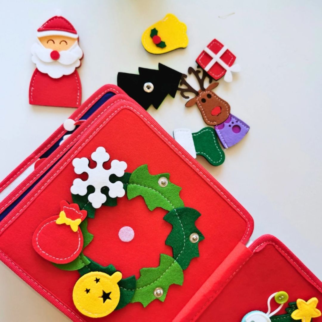 Montessori Beschäftigungsbuch Weihnachten für Kleinkinder