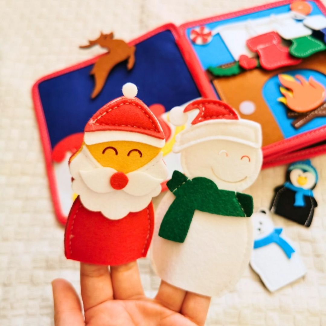 Montessori Beschäftigungsbuch Weihnachten für Kleinkinder