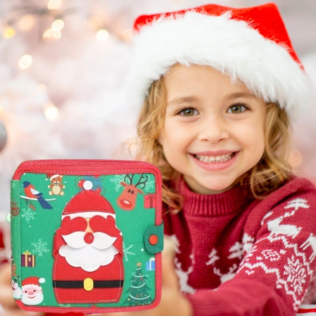 Montessori Beschäftigungsbuch Weihnachten für Kleinkinder