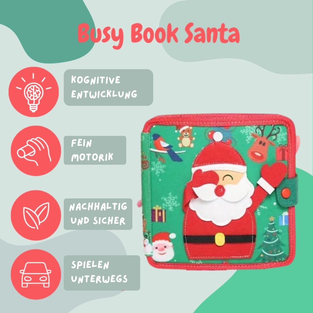 Montessori Beschäftigungsbuch Weihnachten für Kleinkinder