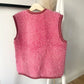 Kinder Weste 'Alpen' pink 24