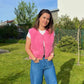 Damen Weste 'TYB' bubblegum
