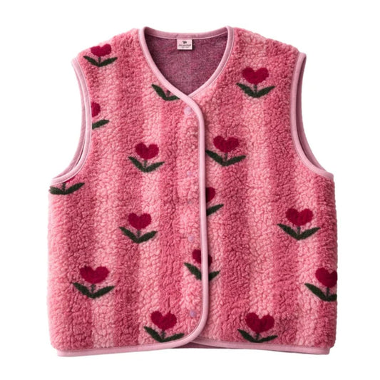 Damen Weste 'TYB' cherry