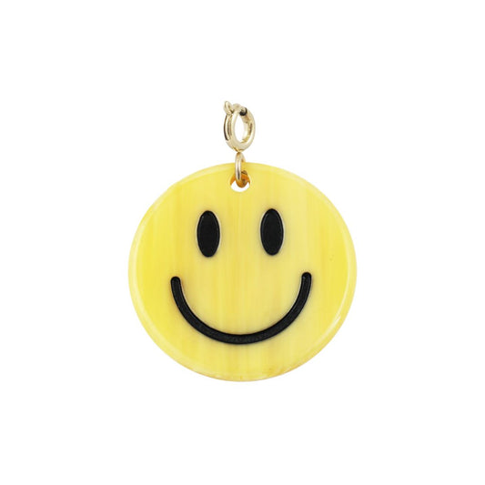 Anhänger Smiley gelb gold