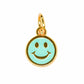 Anhänger 'Charm Smiley' blau