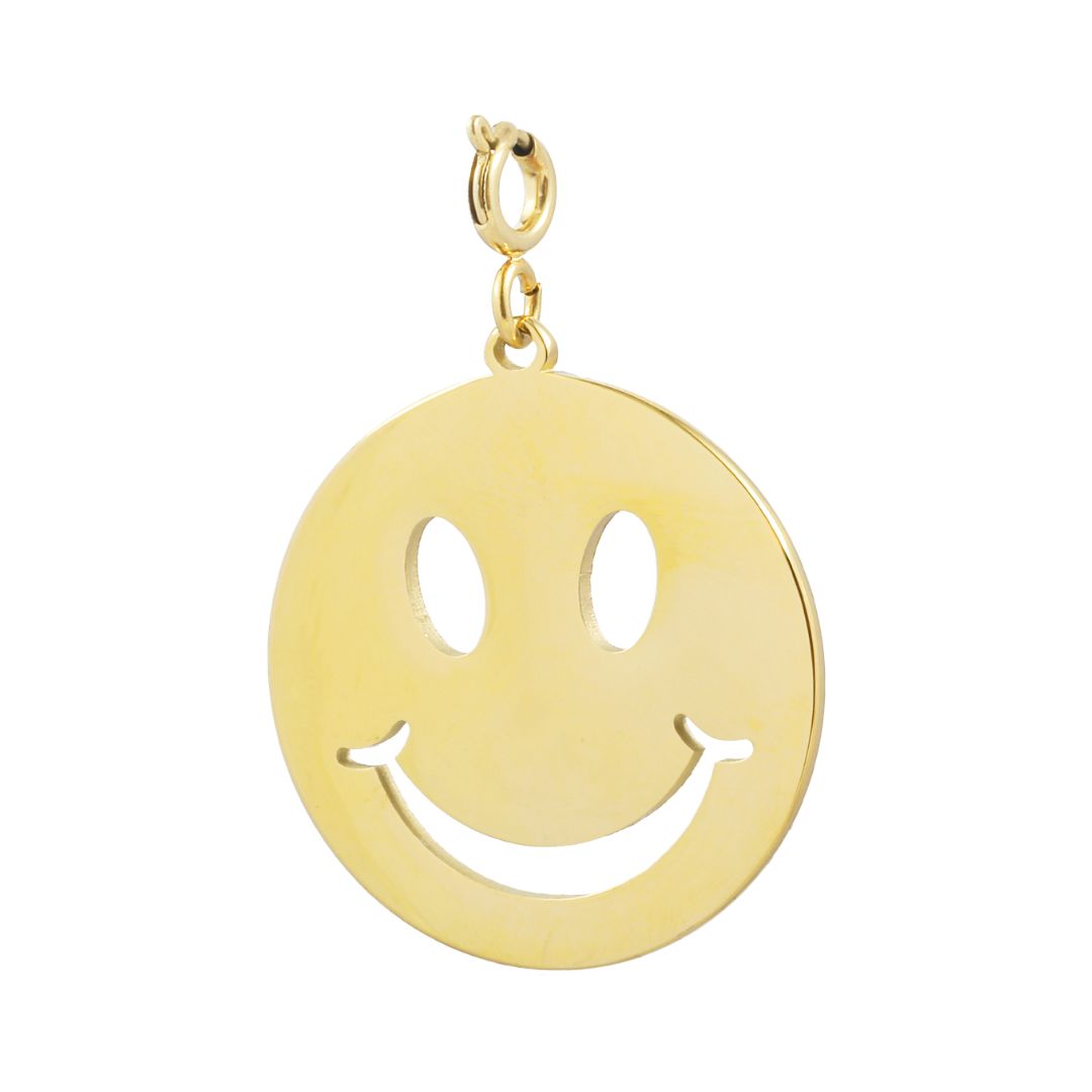 Anhänger Smiley gold