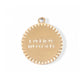 Anhänger 'I Believe In Myself' gold 17 mm